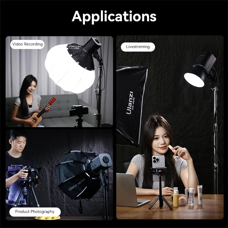 100W Portable COB Photography LED Light